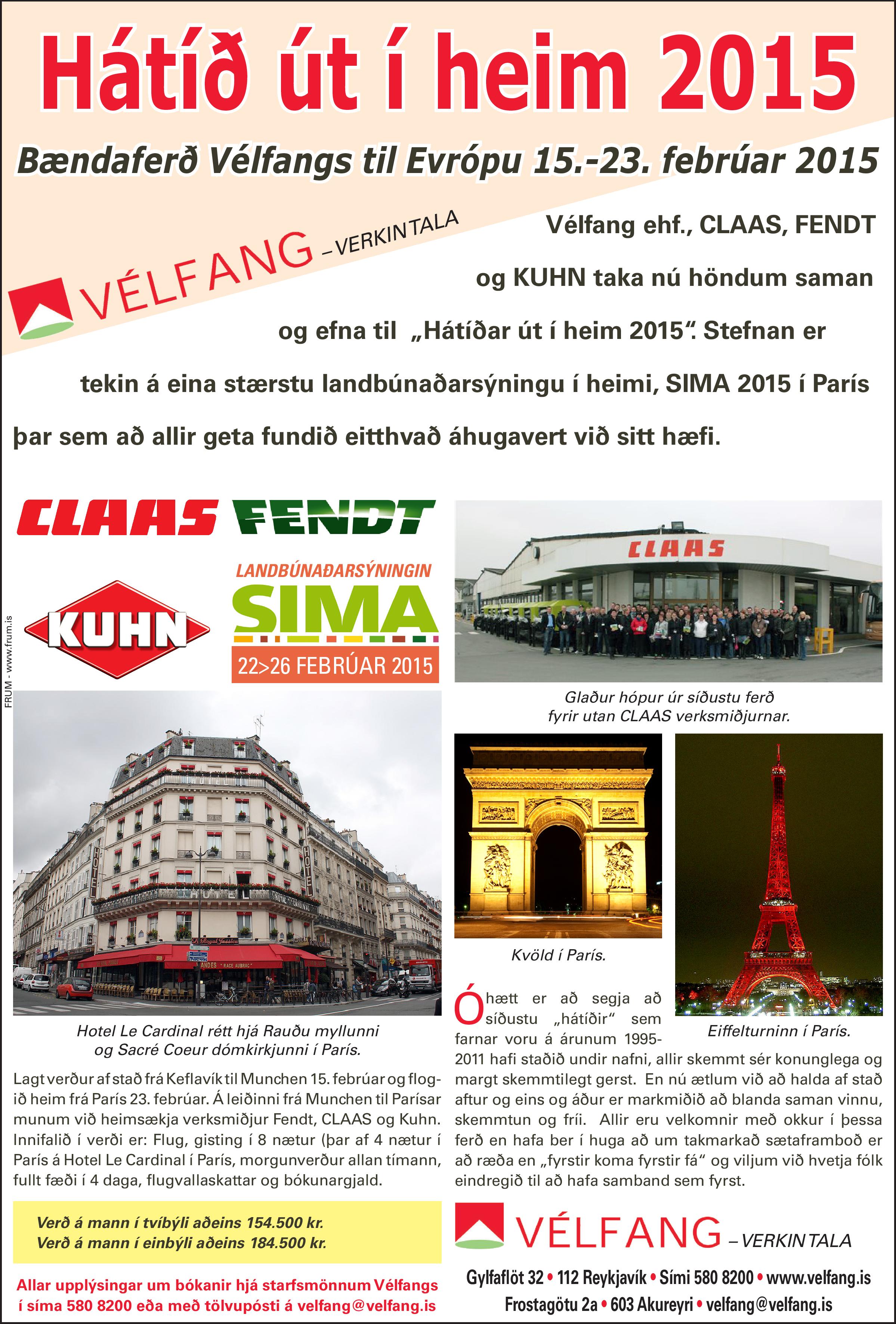 Hátíð út i heim 2015